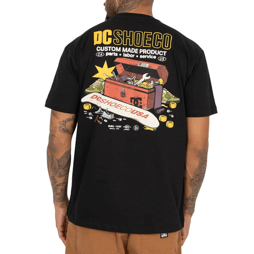 Camiseta DC Shoes MC Garage Preto-D461A0263- -1-